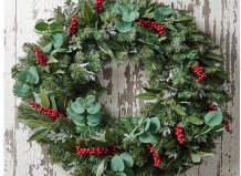 Новый вид рождественского веночка