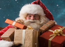 5 новогодних веночков из одного простого