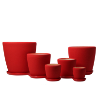 Вазон Грация №4 шелк красный 1,2л купить