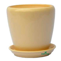 Вазон Грация №1 беж глянец 10л купить