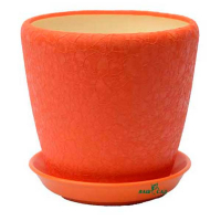 Вазон Грация №4 шелк оранжевый 1,2л купить