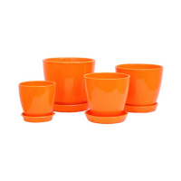 Вазон ВК10 глянець помаранчевий купить