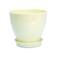 Вазон КС1 глянець молочний купить