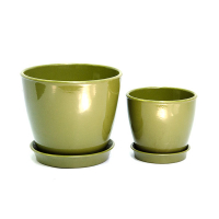 Вазон ВК10 глянець оливковий купить