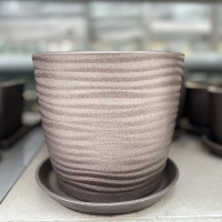 Вазон Грация №3 Волна крошка шоколад 2,2л купить