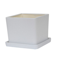 Вазон Квадрат №1 (13,5л) шелк белый купить