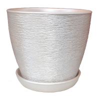 Вазон ВК16 люкс серебро купить