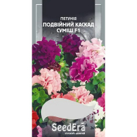 Петуния бахромчатая крупноцветковая низкорослая Двойной Каскад F1 Seedera,10 шт купить