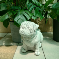 Садовая фигура Мопс купить