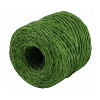 Шпагат джутовый цветной микс 45 м/зеленый купить