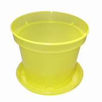 Вазон для орхідей жовтий 170мм купить