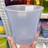 Горщик Орхідея прозорий D180 блакитний купить