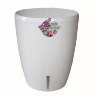 Вазон Ezra Santino Orchidea Twin 2л, бIлий купить