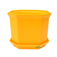 Вазон Дама, желтый-8 купить