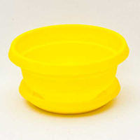 Фиалка D210мм, желтый+поддон купить