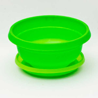 Фиалка D210мм, салатовый+поддон купить