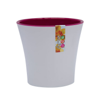 Вазон Арте бело-пурпурный 1,2 л купить