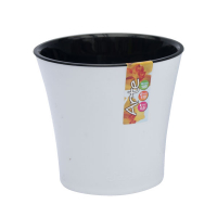 Вазон Арте бело-черный 0,6 л купить