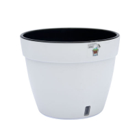 Вазон Асти бело-черный 18л купить