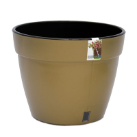 Вазон Асті золото-чорний 12л купить