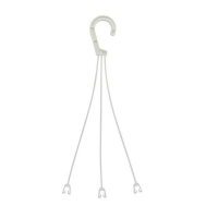 Подвес для горшка Лотос белый купить