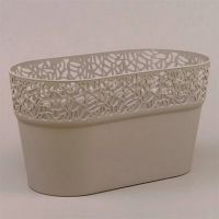 Горшок NATURO овальный мокка 275мм купить