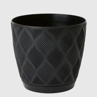 Вазон Флов Петит 19см черный купить
