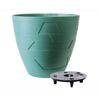 Вазон Керамо со вставкой 14.5*13см зеленый бетон купить