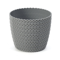 Горшок Магнолия Джерси 160мм серый купить