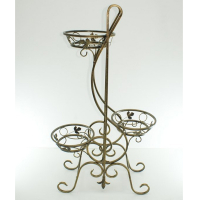 Подставка для цветов кованная Скрипичный ключ 3 купить