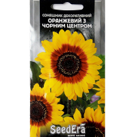 Соняшник декоративний оранжевий із чорним центром Seedera, 0,7 г купить