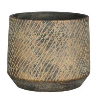 Кашпо Edelman Enrique Camino pot round  17см темно-коричн купить