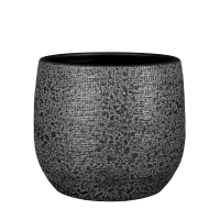 Кашпо Edelman Marcus pot round 22 см серый купить