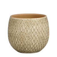 Кашпо Edelman Enrique Madeira pot round 18 см кремовый купить