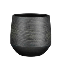 Кашпо Edelman Evora pot round 16 см черный купить