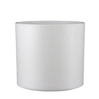 Кашпо Edelman Era pot round рельефный 28 cм белый купить