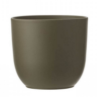 Кашпо Edelman Tusca pot round 22,5cм зеленый (Outlet) купить