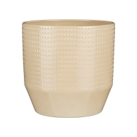 Кашпо Edelman Marcus pot round 23,5 см бежевый купить